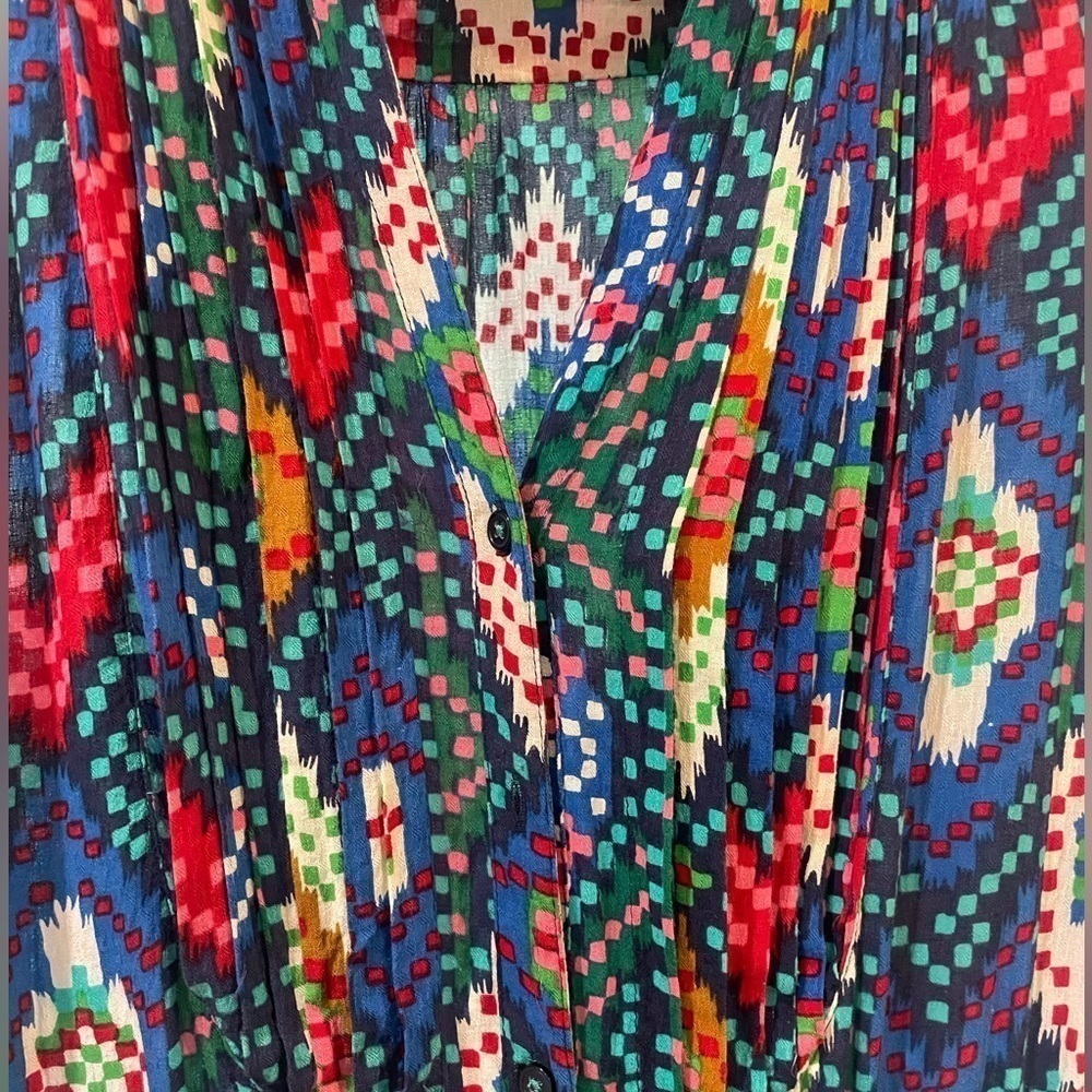 Maeve Multicolor Patterned Blouse - Picture 5 of 7
